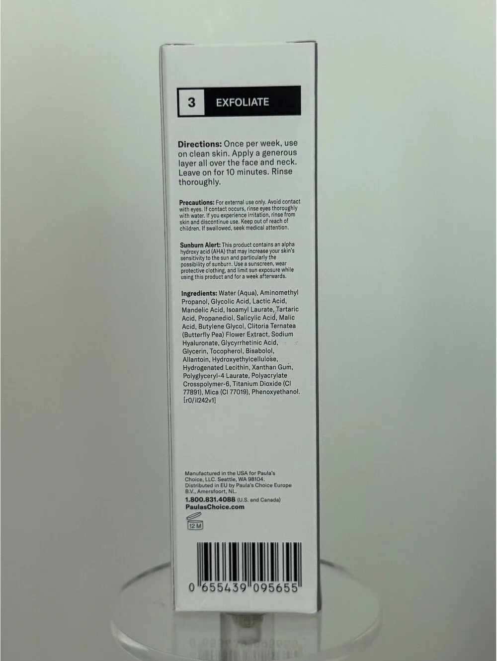 Paula's Choice 25% AHA + 2% BHA Exfoliant Peel 30 ml